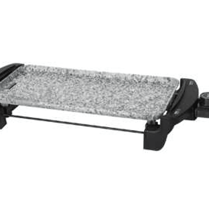Cecotec Rock&Water 2000 Plancha Electrica 1800W - Revestimiento de Piedra Rockstone - Termostato Regulable - Amplia Superficie de Cocinado - Cajetin R 1