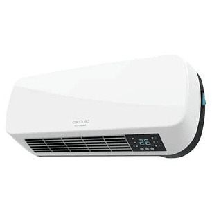 Cecotec Ready Warm 5200 Box Ceramic Calefactor Ceramico de Pared Bajo Consumo 2000W - Pantalla Digital - IPX2 - Temporizador - 3 Modos - Proteccion So