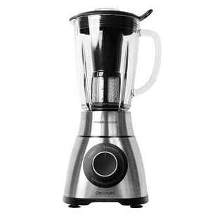 Cecotec Power Black Titanium 1300 PerfectMix Batidora de Vaso 1300W - Capacidad 1,8L - Cuchilla de 6 Hojas con Recubrimiento de Titanio Negro - Incluy