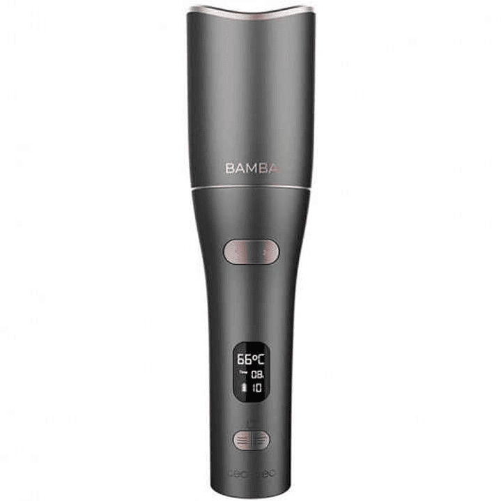 Cecotec Bamba SurfCare 750 Travel Magic Waves Rizador de Pelo Inalambrico - Ceramica - Ajuste de Temperatura y Tiempo - Pantalla LCD - Autonomia 50min 1