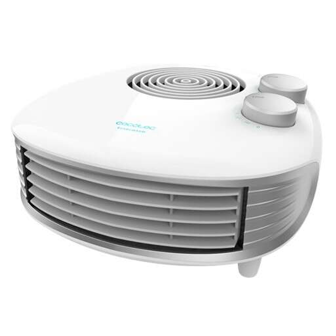 Cecotec Ready Warm 9800 Force Horizon Calefactor Electrico de Baño 2000W - Horizontal - Termostato Regulable - Proteccion Sobrecalentamiento y Silenci 1