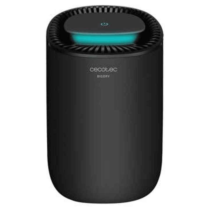 Cecotec BigDry 2000 Light Black Deshumidificador - Bajo Consumo 23W - 300 ml/Dia - Deposito Extraible de 0,6L - Cobertura hasta 20m2 1