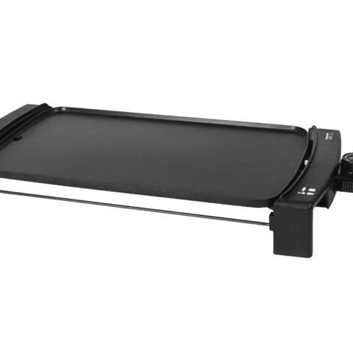 Cecotec Black&Water 2500 Plancha de Asar Electrica de Gran Potencia - Revestimiento Antiadherente - Bandeja Recogegrasas - Temperatura Ajustable - Sup 1