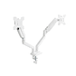 Tooq Soporte mesa DB1334TNR-W 2 brazo 13-34 Blanco - vignette 1