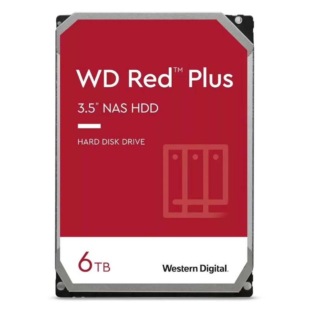 Western Digital Red Plus WD60EFPX 6TB SATA-600 1