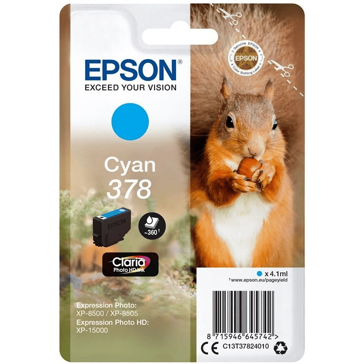 Epson Cartucho 378 Cian 1