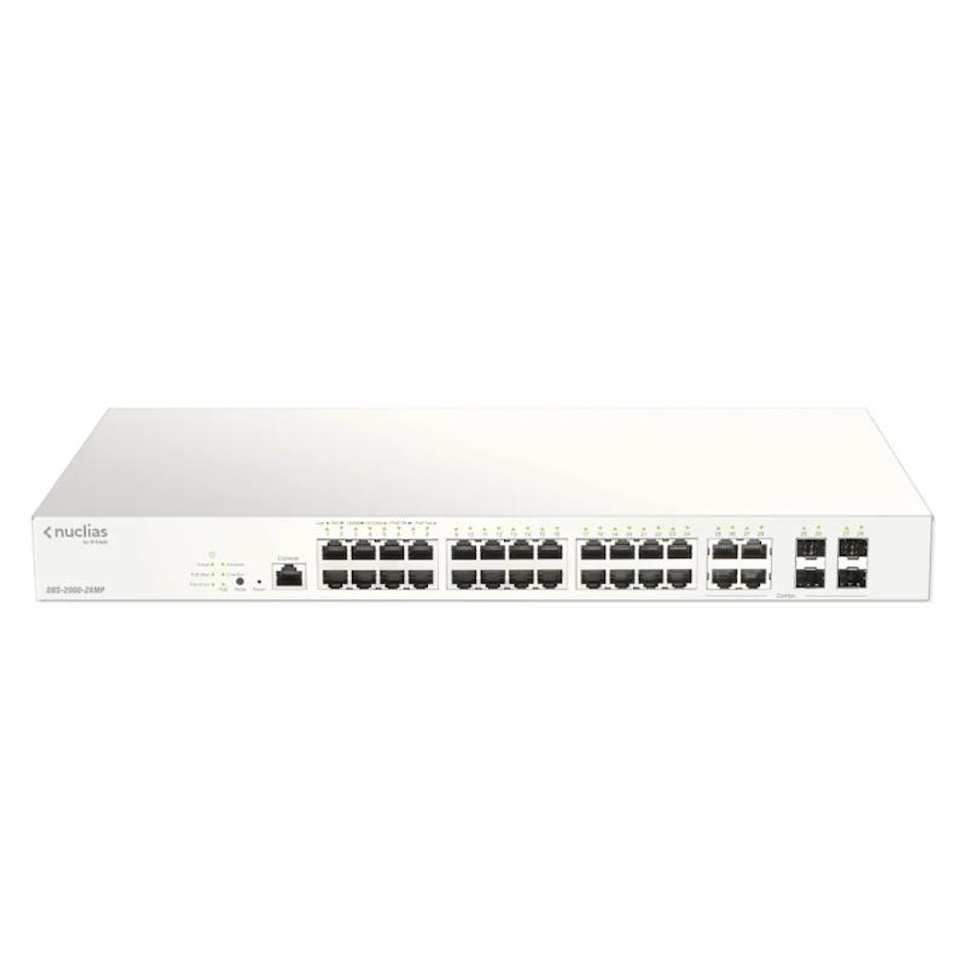 D-Link DBS-2000-28MP/E 28xGb PoE+ Switch 370W 1Y 1