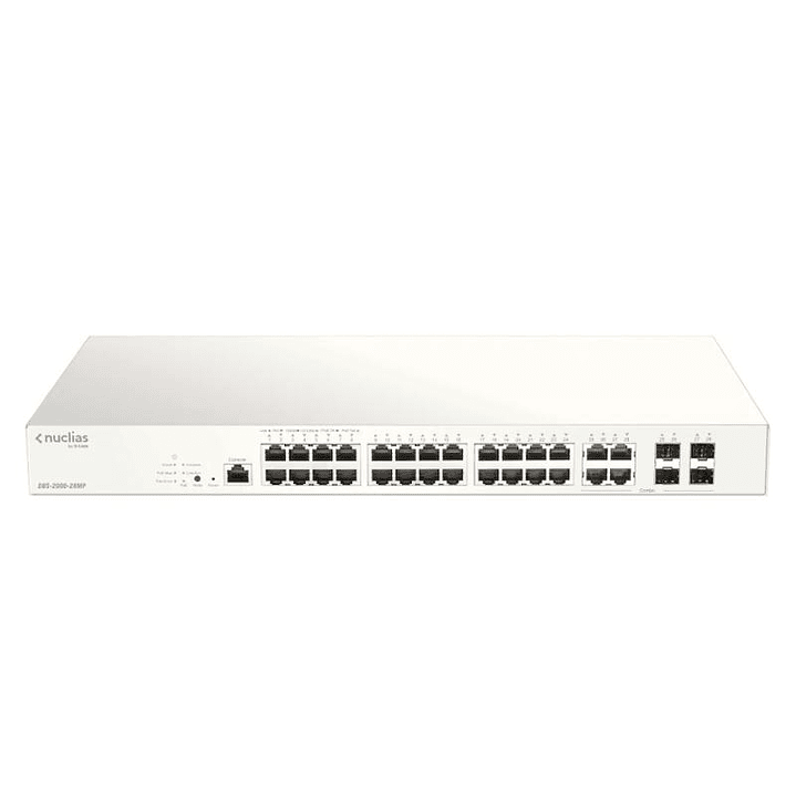 D-Link DBS-2000-28MP/E 28xGb PoE+ Switch 370W 1Y 1