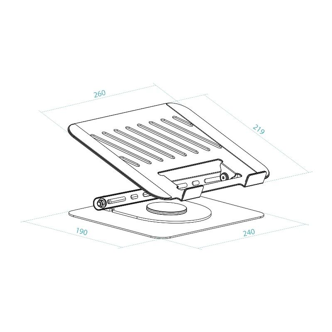 Tooq Soporte mesa 360º dispositivos 11-17