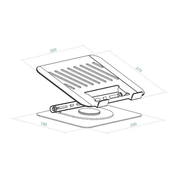 Tooq Soporte mesa 360º dispositivos 11-17