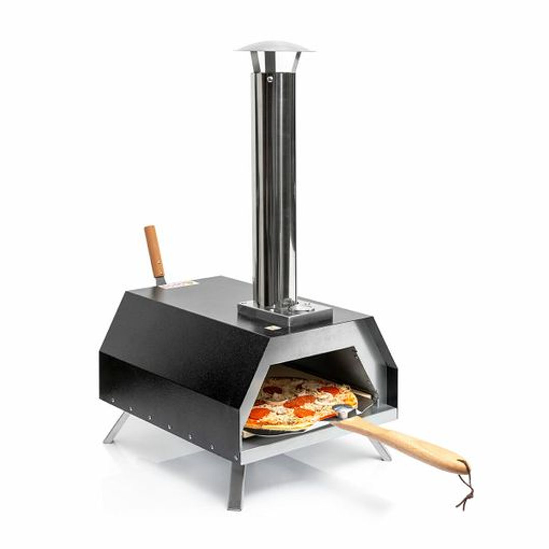 Innovagoods Pizzahven Horno para Pizza con Dispensador de Pellets - Control de Temperatura - Incluye Accesorios - Facil Transporte - 42x81x80cm - Colo 1