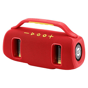 Coolsound BraveBox Altavoz Bluetooth True Wireless 15W - Autonomia hasta 3h - USB, MicroSD y Aux - Manos Libres con Microfono Integrado - Iluminacion 