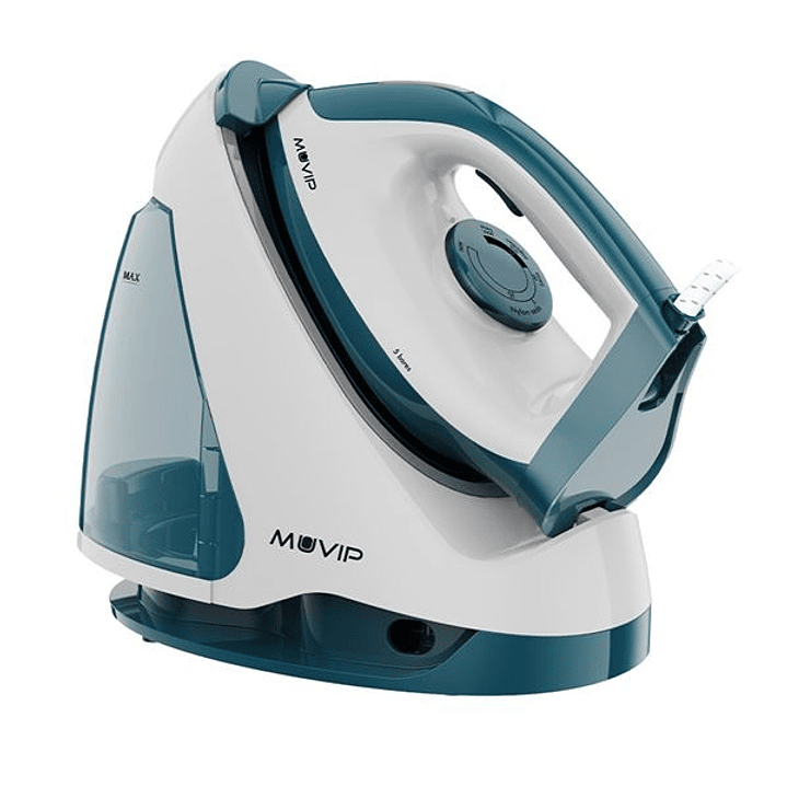 Muvip MV0650 Centro de Planchado - Potencia 2200W - Deposito de 1.2L - Suela Ceramica - Funcion de Bloqueo de Plancha 1
