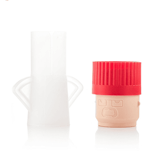 Innovagoods Fuming Chef Limpiador de Microondas - Polipropileno - Uso con Agua y Vinagre - Facil de Limpiar - Indicador de Nivel - 6.5x15.5x11cm - Col