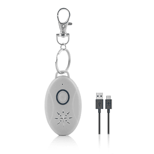 Innovagoods PetRep Antiparasitos por Ultrasonido para Mascotas - Recargable USB - Alcance hasta 3m - Autonomia hasta 5 Dias - Incluye Mosqueton - 3.5x