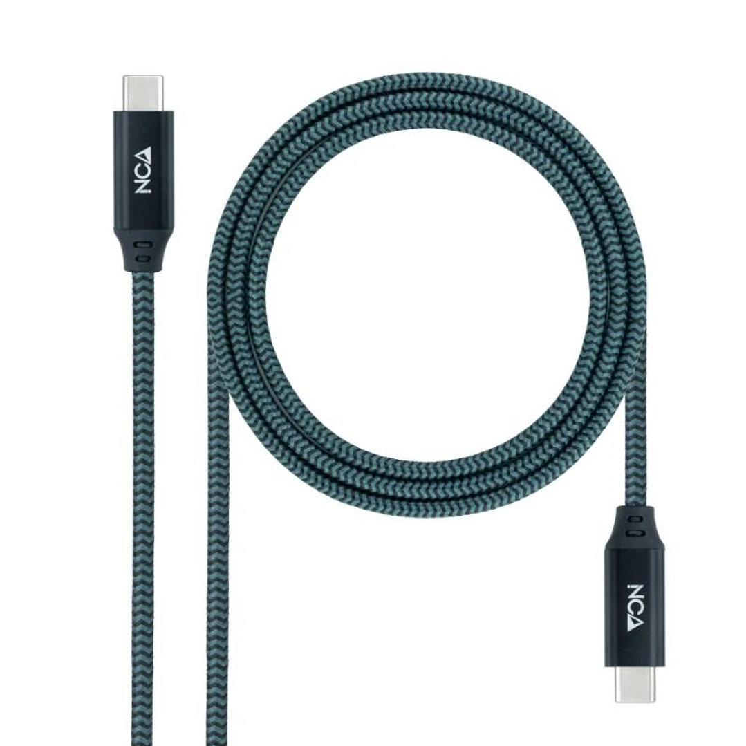 Nanocable Cable USB 3.2 Gen2x2 100W 4K USB-C 2m 1