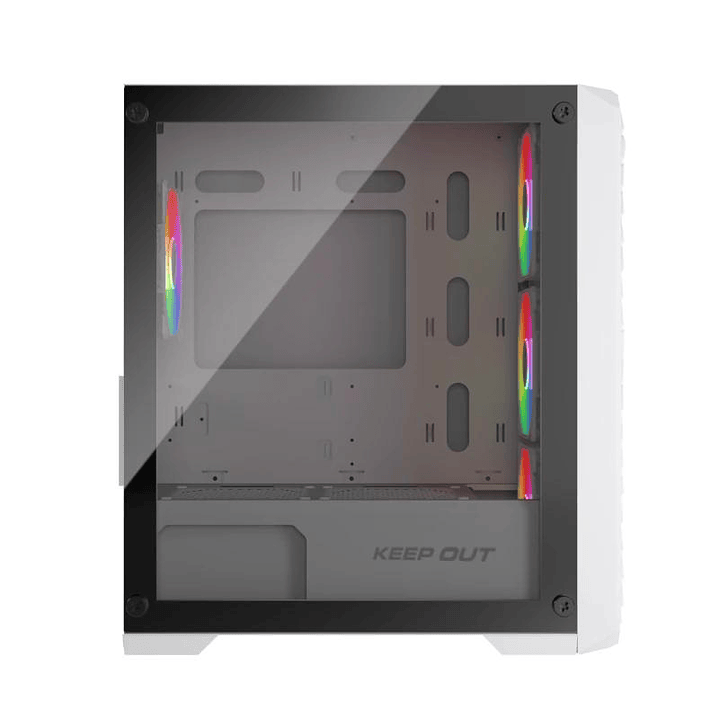 Keep Out Caja M-Atx XC-220W 4FANS Usb3.0 White 3