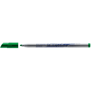 Bic Velleda 1721 Rotulador para Pizarra - Punta Fina - Trazo de 1.5mm - Borrado Optimo - Color Verde