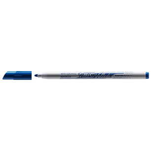 Bic Velleda 1721 Rotulador para Pizarra - Punta Fina - Trazo de 1.5mm - Borrado Optimo - Color Azul