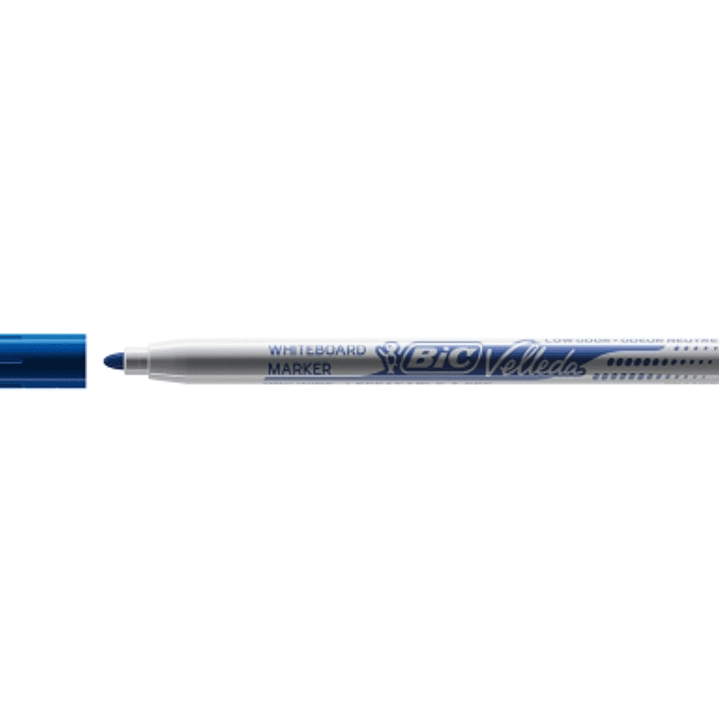 Bic Velleda 1721 Rotulador para Pizarra - Punta Fina - Trazo de 1.5mm - Borrado Optimo - Color Azul 1
