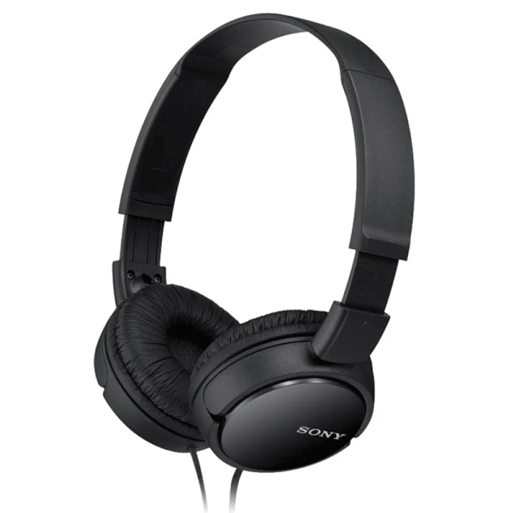 Sony MDR-ZX110B Auriculares con Microfono Integrado - Diadema Ajustable - Auriculares Giratorios - Color Negro 1