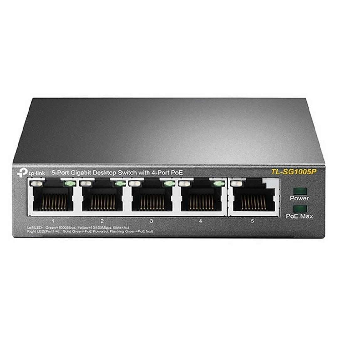 TP-LINK TL-SG1005P Switch 5xGB 4xPoE 1