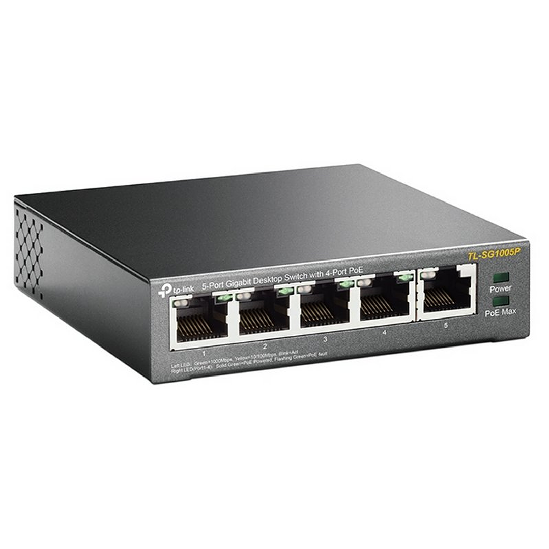 TP-LINK TL-SG1005P Switch 5xGB 4xPoE 3