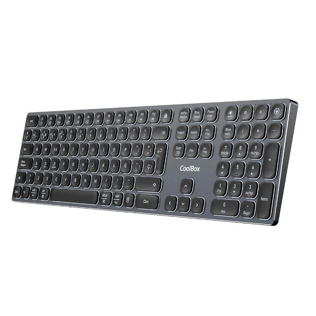Coolbox Teclado Inal. Retroil.MOONLIGHT B431 Negro 1