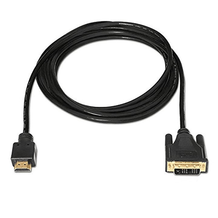 Nanocable Cable DVI/HDMI DVI18+1/M-HDMI A/M,1.8 M 2