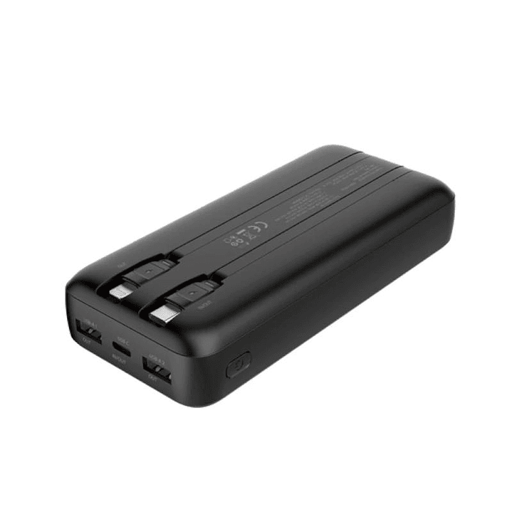 Coolbox PowerBank DP20 20000MAH LCD Negro Carg Ráp 2