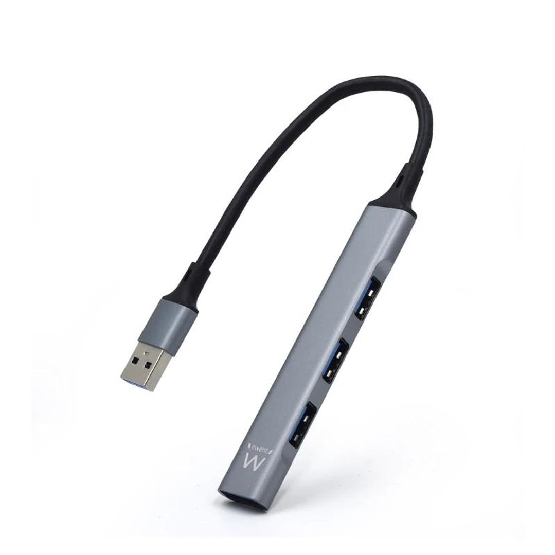 EWENT Hub Slim Usb 4 puertos 1