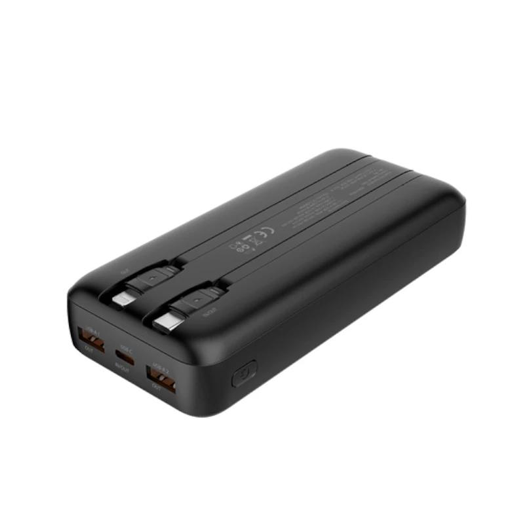 Coolbox PowerBank DP10 10000MAH LCD Negro Carg Ráp 2