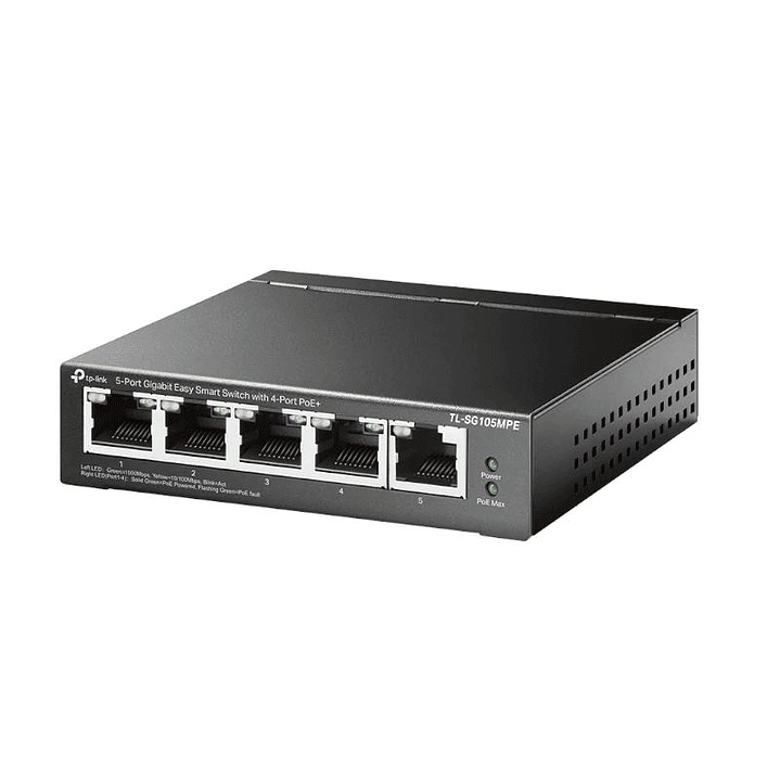 TP-Link TL-SG105MPE Switch 5xGbE (4PoE+) Metal 1