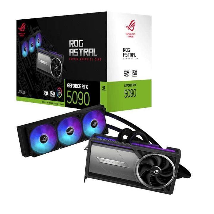ASUS VGA NVIDIA RTX 5090 ROG Astral LC 32GB DDR7 1