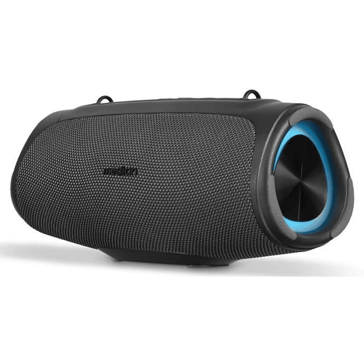 Medion Life P61746 M Altavoz 30W - Bluetooth 5.3 - Modo Broadcast - Resistente al Agua - Hasta 42 Horas de Autonomia - Iluminacion RGB - Color Antraci 1