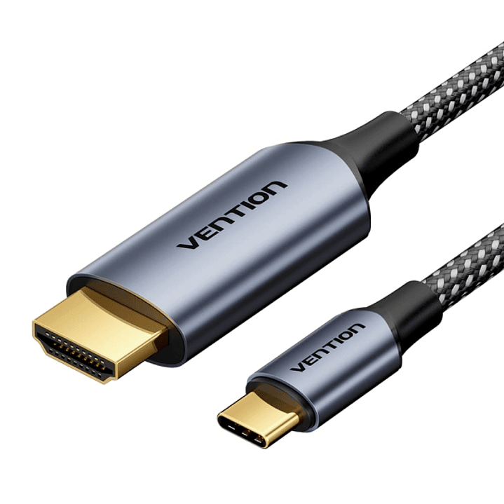 Vention Cable USB-C a HDMI 4K - 1.8m - Trenzado - Color Gris 1