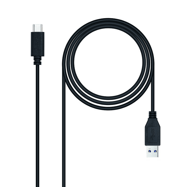 Nanocable Cable USB 3.1 Gen2 USB-C/M-A/M 0,5 M 1