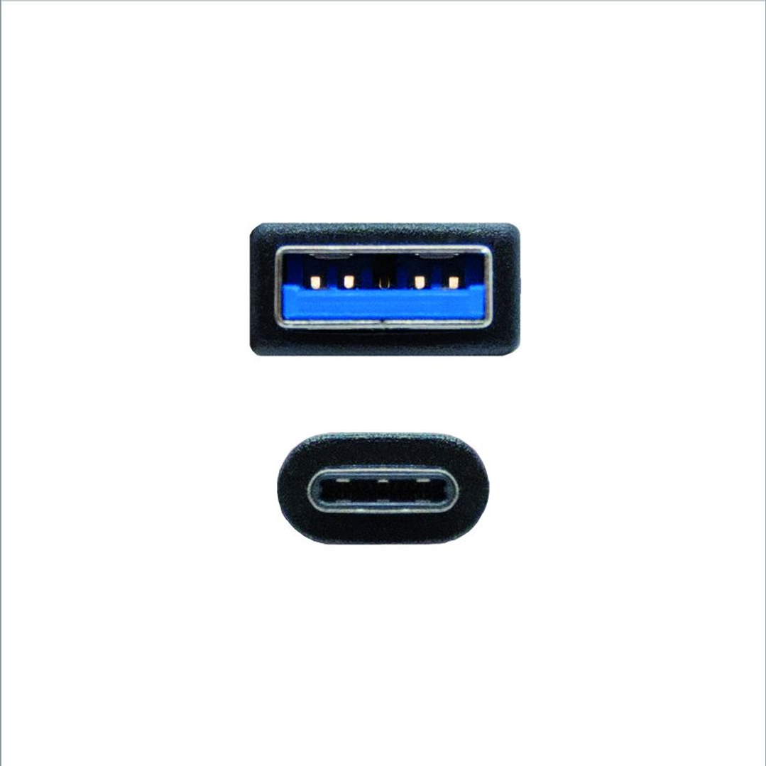 Nanocable Cable USB 3.1 Gen2 USB-C/M-A/M 0,5 M 3