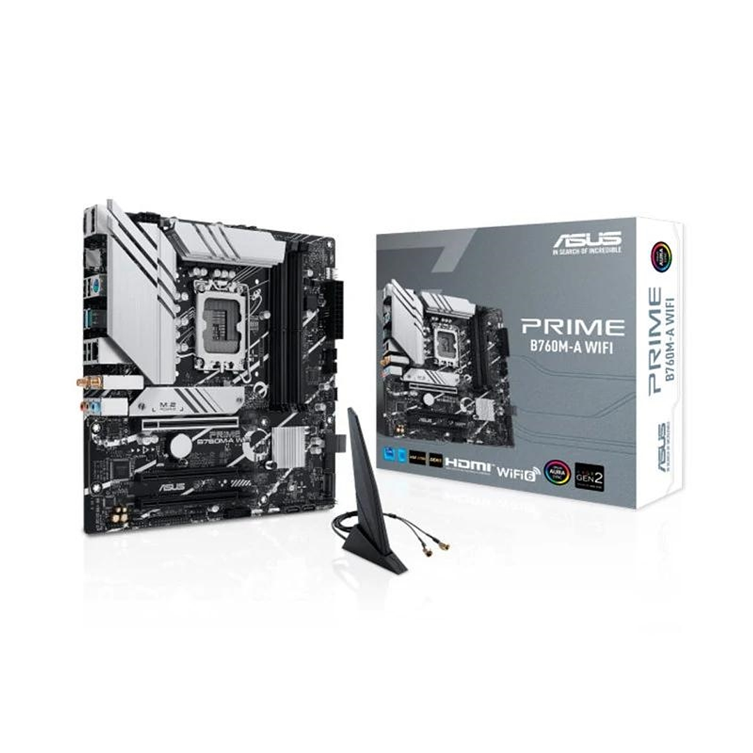 ASUS Placa Base PRIME B760M-A WIFI DDR5 mATX 1700 1