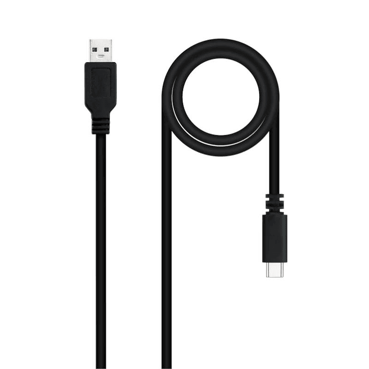Nanocable Cable USB 2.0 3A USB-C-M/M 1.5M Negro 1