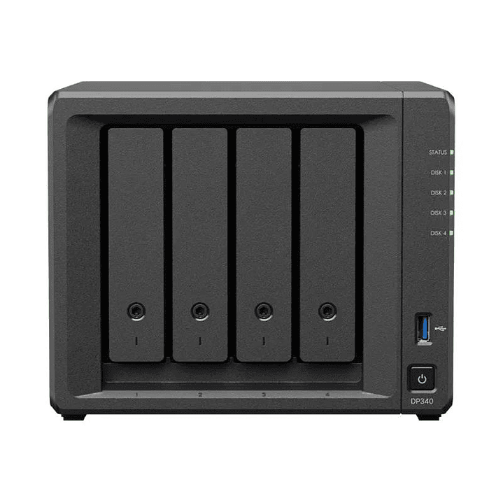 Synology DP340 NAS 1xG 1x10G  i/4xHDD 8TB 4-Bay 1