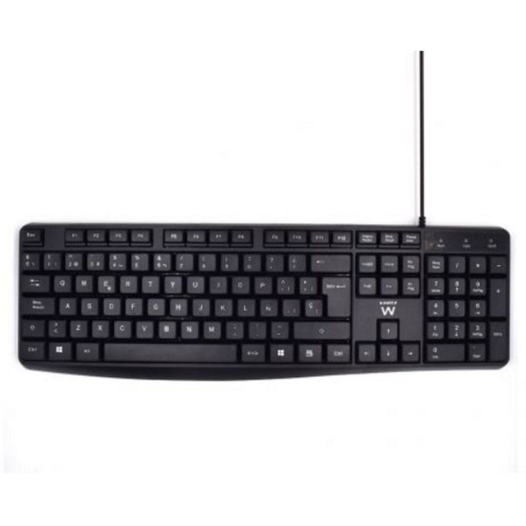 Ewent EW3001 teclado escritura silenciosa USB 1
