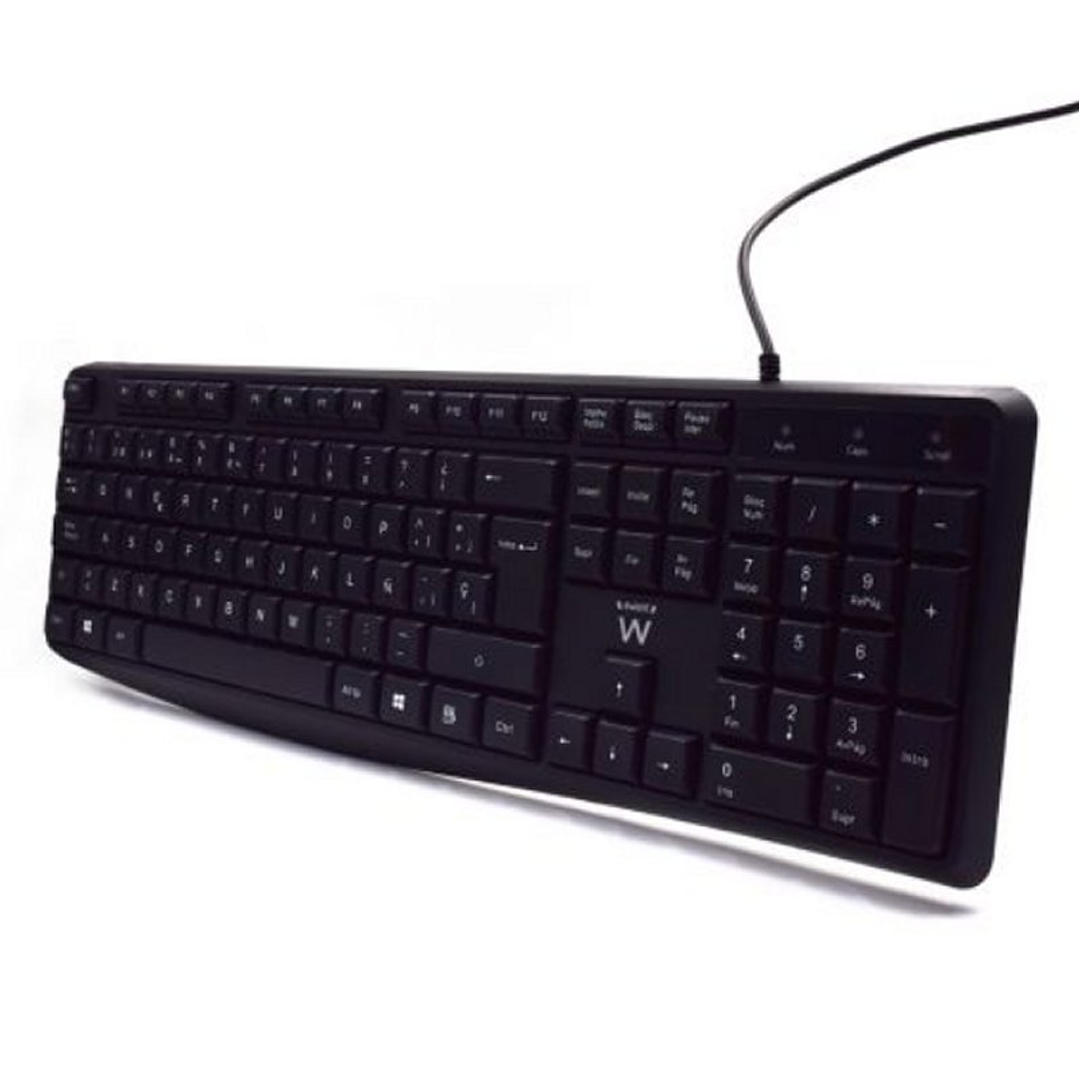 Ewent EW3001 teclado escritura silenciosa USB 3
