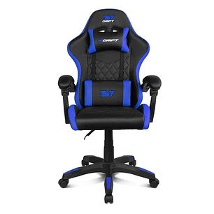 DRIFT Silla Gaming DR35 Negra-Azul Eléctrico