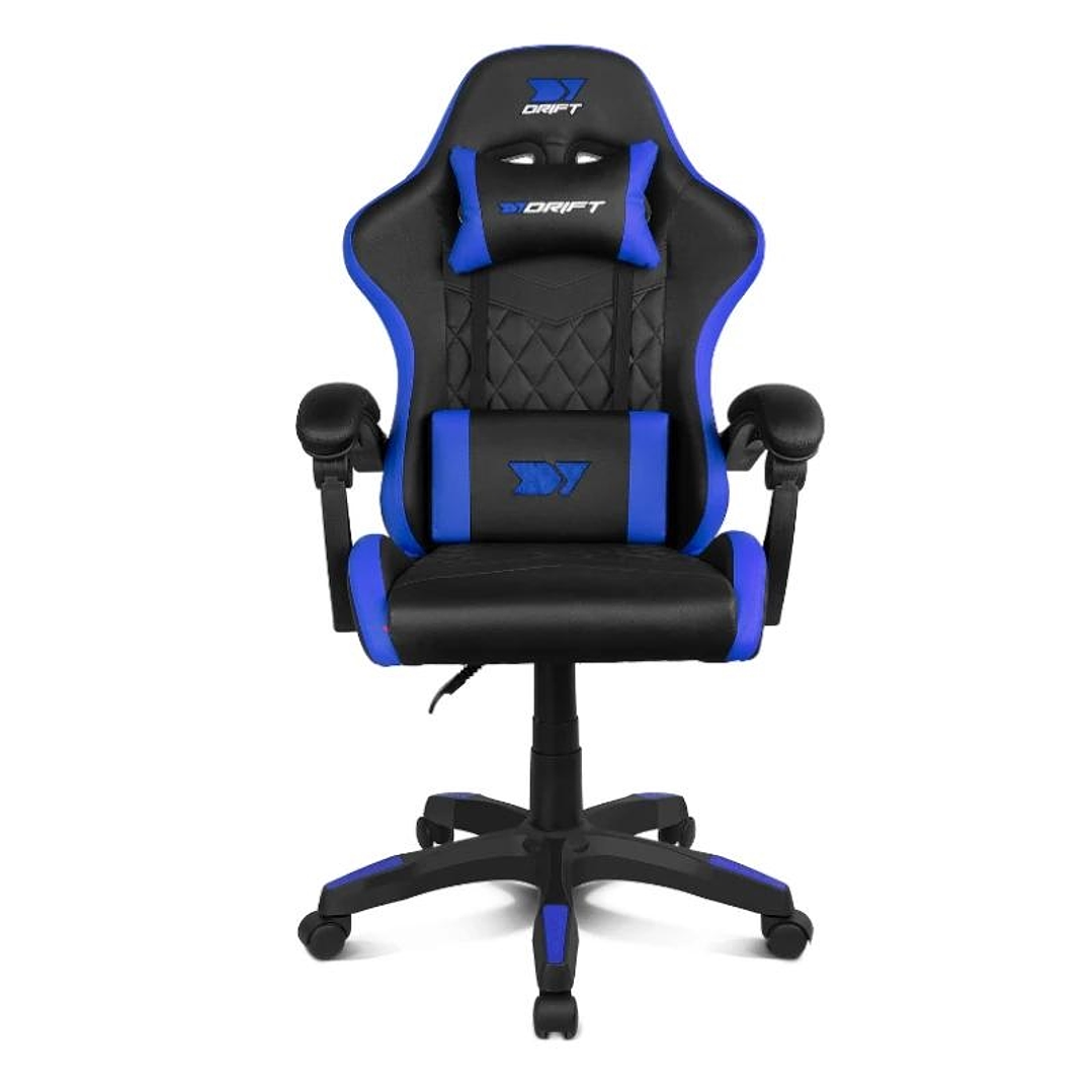 DRIFT Silla Gaming DR35 Negra-Azul Eléctrico 1