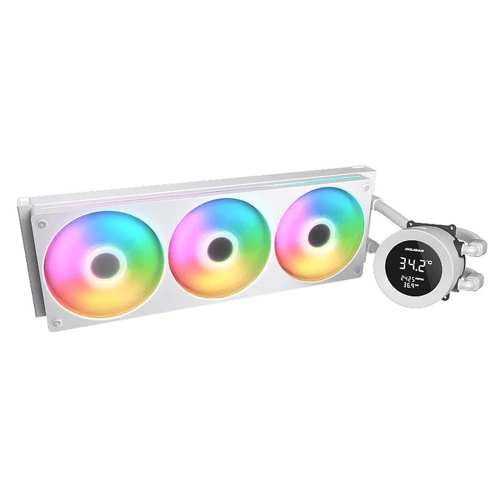 Cougar Ref. Liquid.Poseidon Vistek ARGB 360 White 2