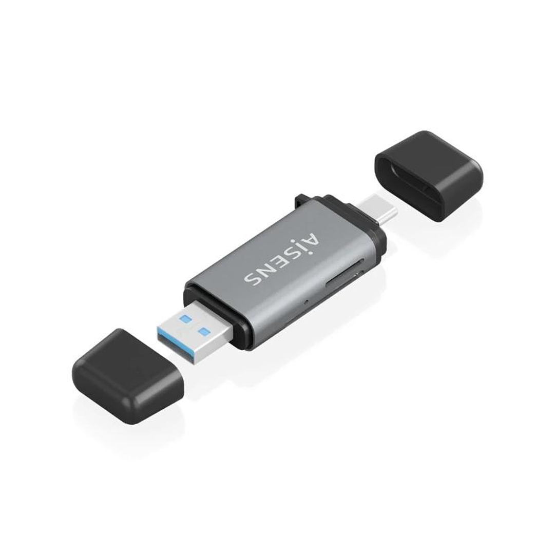 Aisens Lector Tar SD MSD MMC RS-MMC MMCM USBA USBC 1