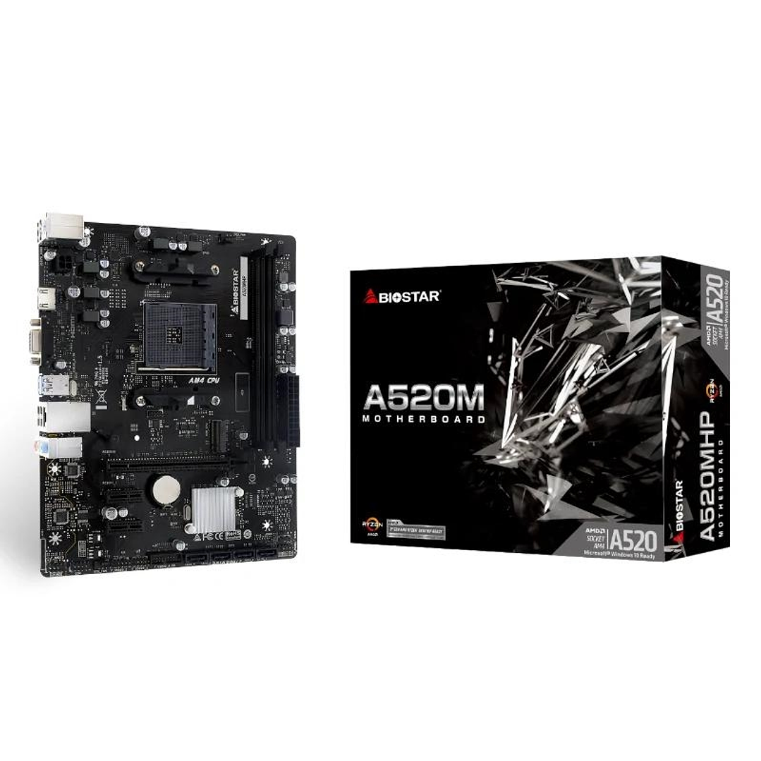 Biostar Placa Base A520MHP mATX AM4 1