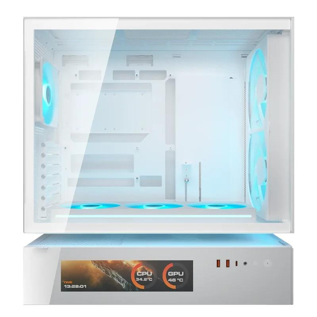 Cougar Caja Semitorre CFV235 Mesh Vision White 2