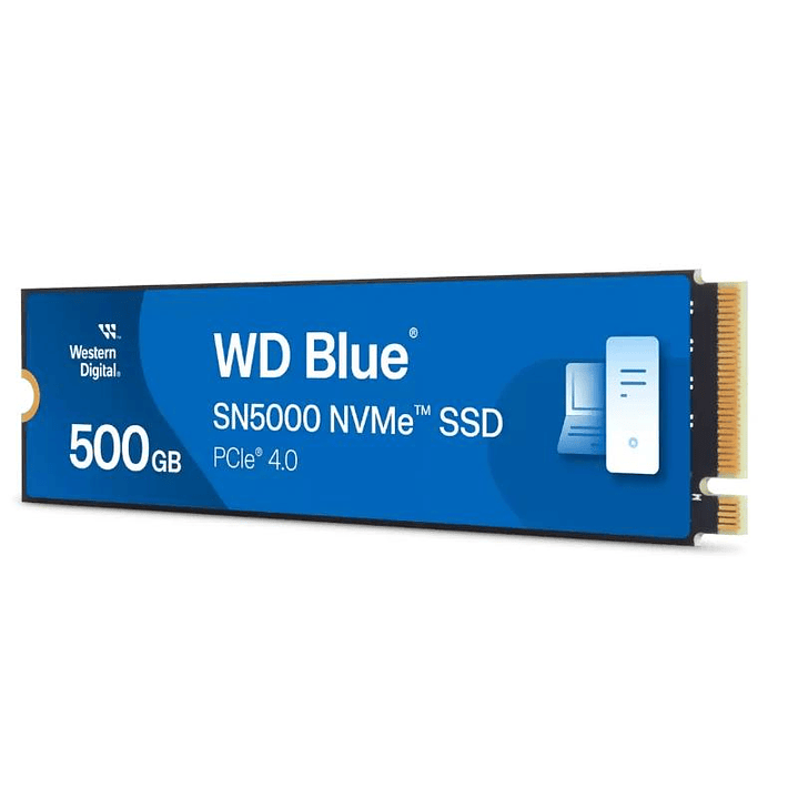 WD Blue SN5000 WDS500G4B0E SSD 500GB NVMe Gen4 2